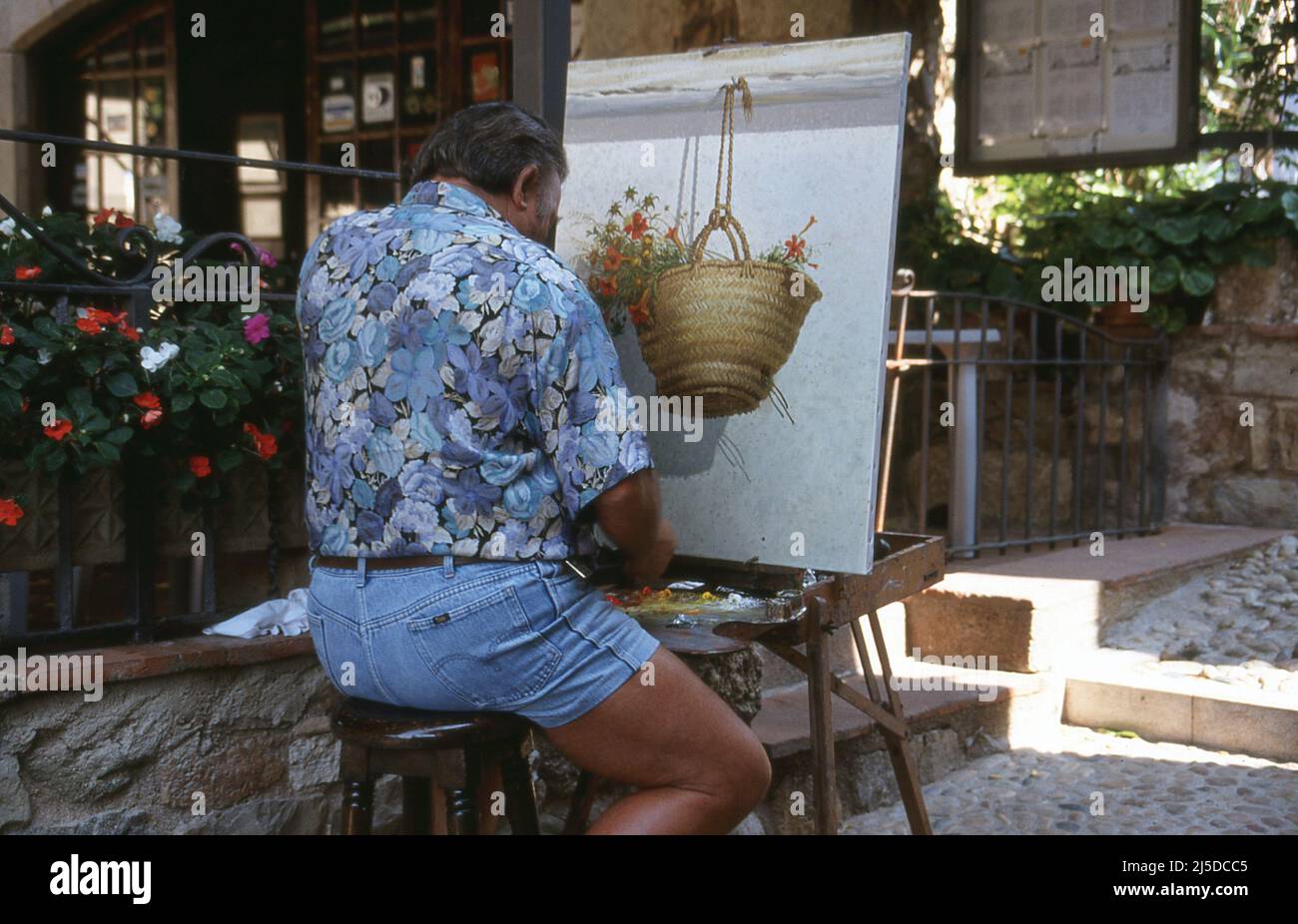 painting in spain Stock Photo Alamy