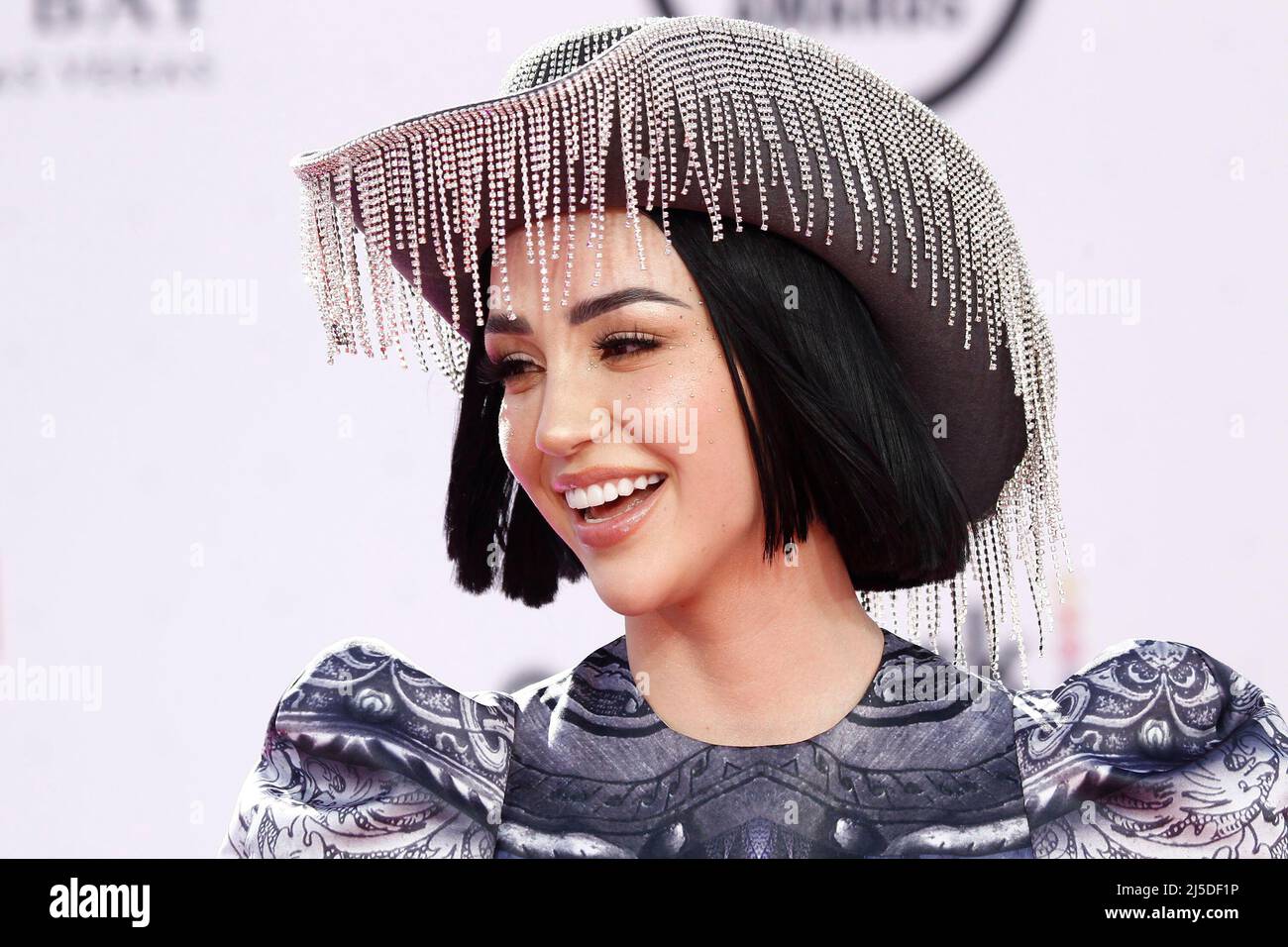 Las Vegas, NV, USA. 21st Apr, 2022. at arrivals for 2022 Latin American Music Awards, Michelob ULTRA Arena, Mandalay Bay Resort Casino, Las Vegas, NV April 21, 2022. Credit: JA/Everett Collection/Alamy Live News Stock Photo