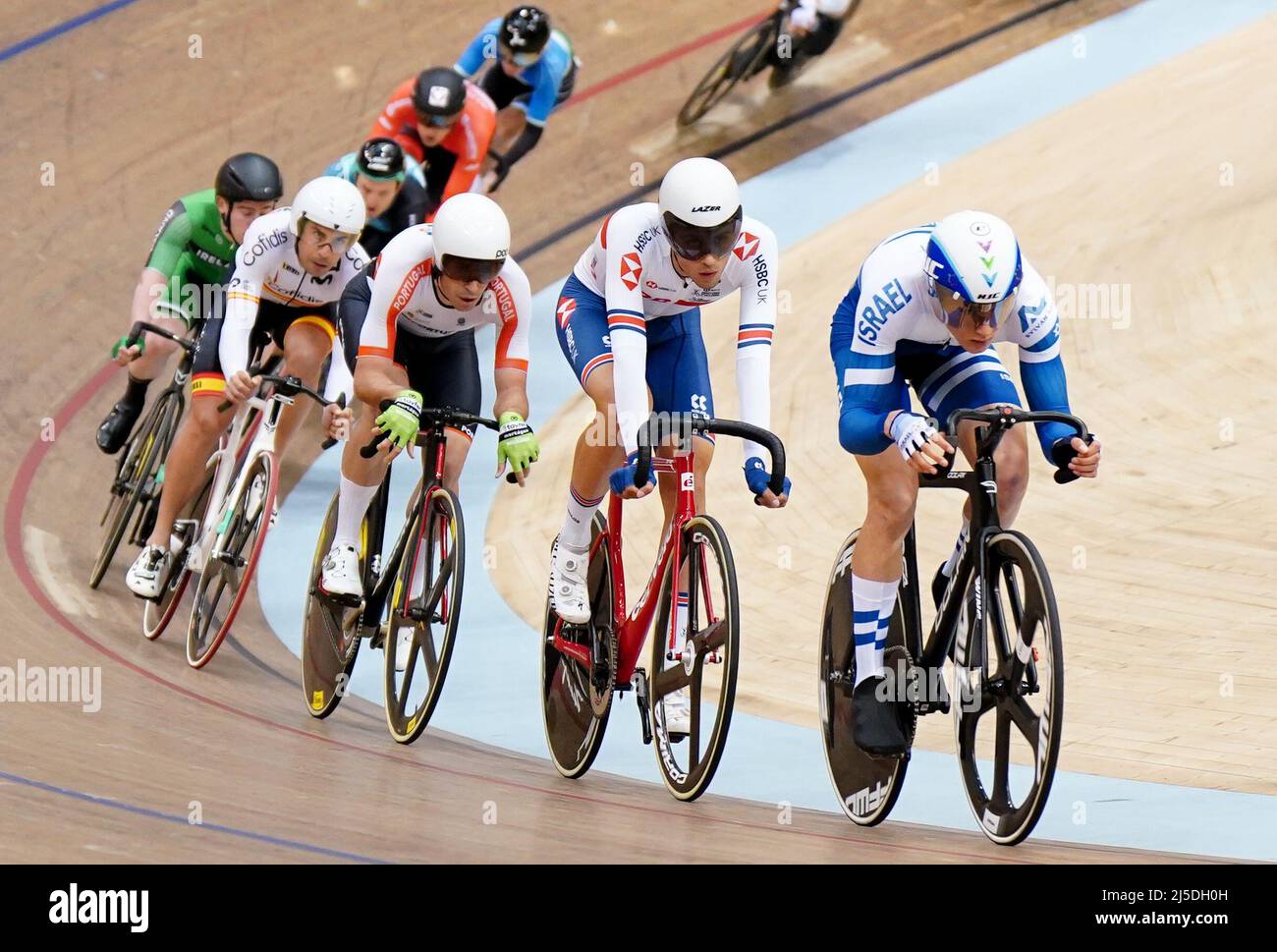 Great Britain’s Ethan Vernon (second right) in Heat 2 of the Men’s ...