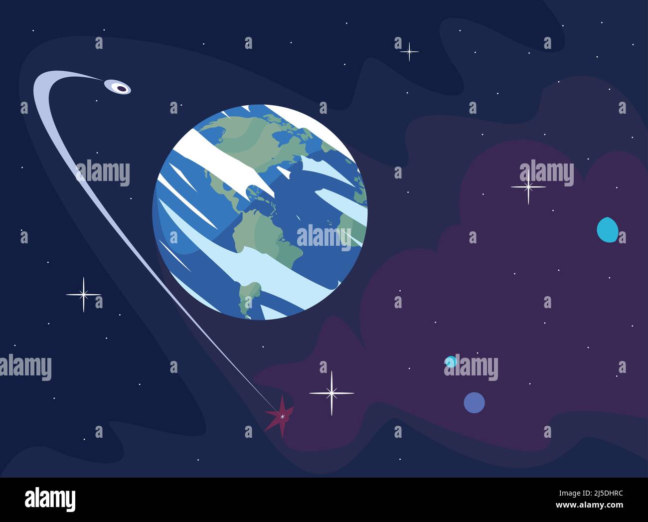 earth and planets Stock Vector Image & Art - Alamy