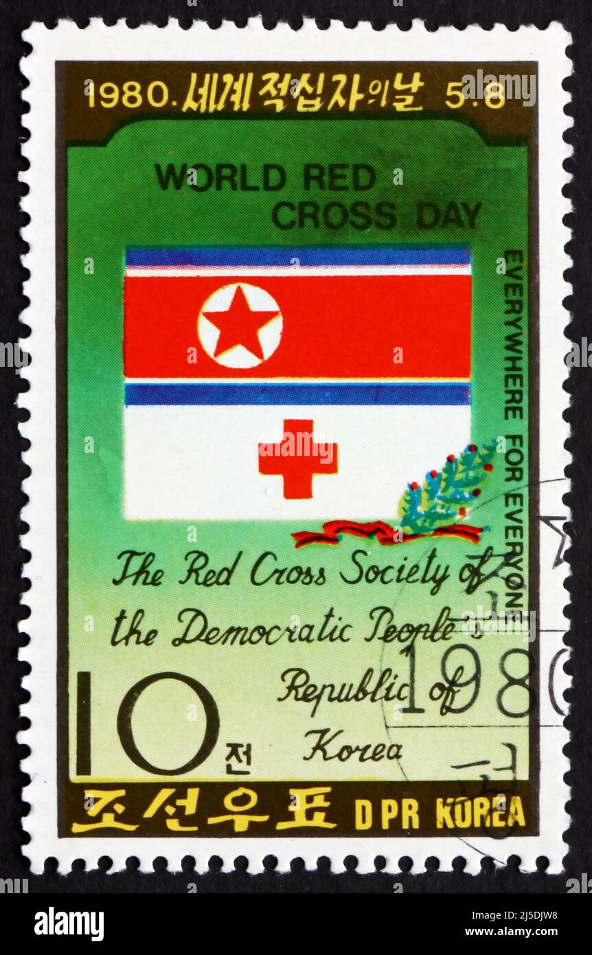 NORTH KOREA - CIRCA 1980: a stamp printed in North Korea shows