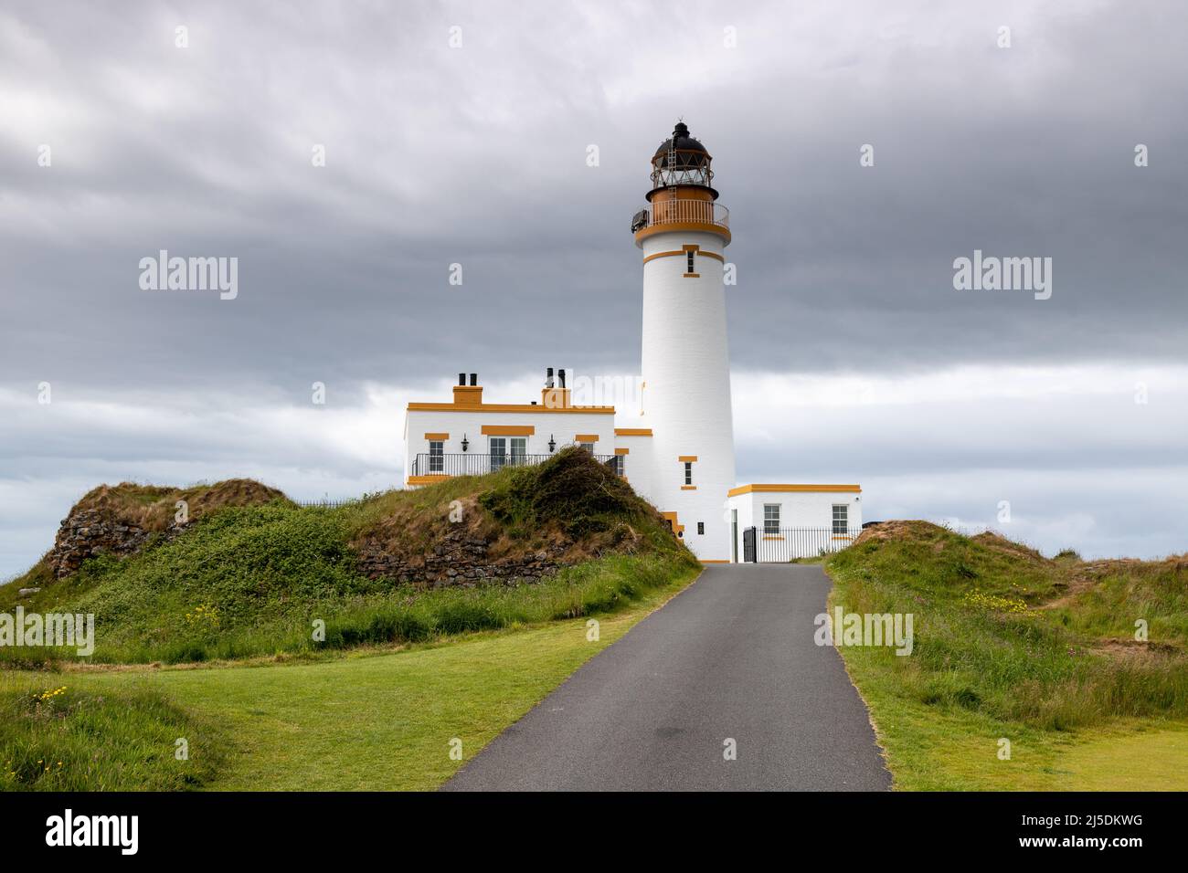 Turnberry lighthouse on the Ayrshire coast, Scotland Stock Photo