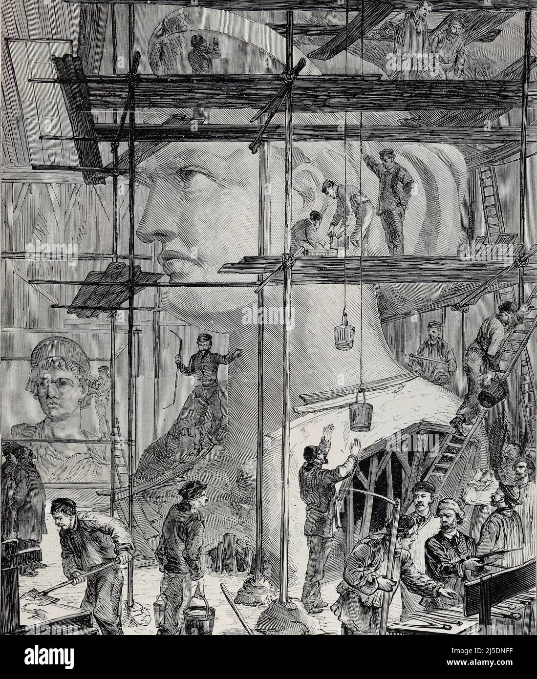 Statue of Liberty Royal & Langnickel Famous Places Engraving Art 