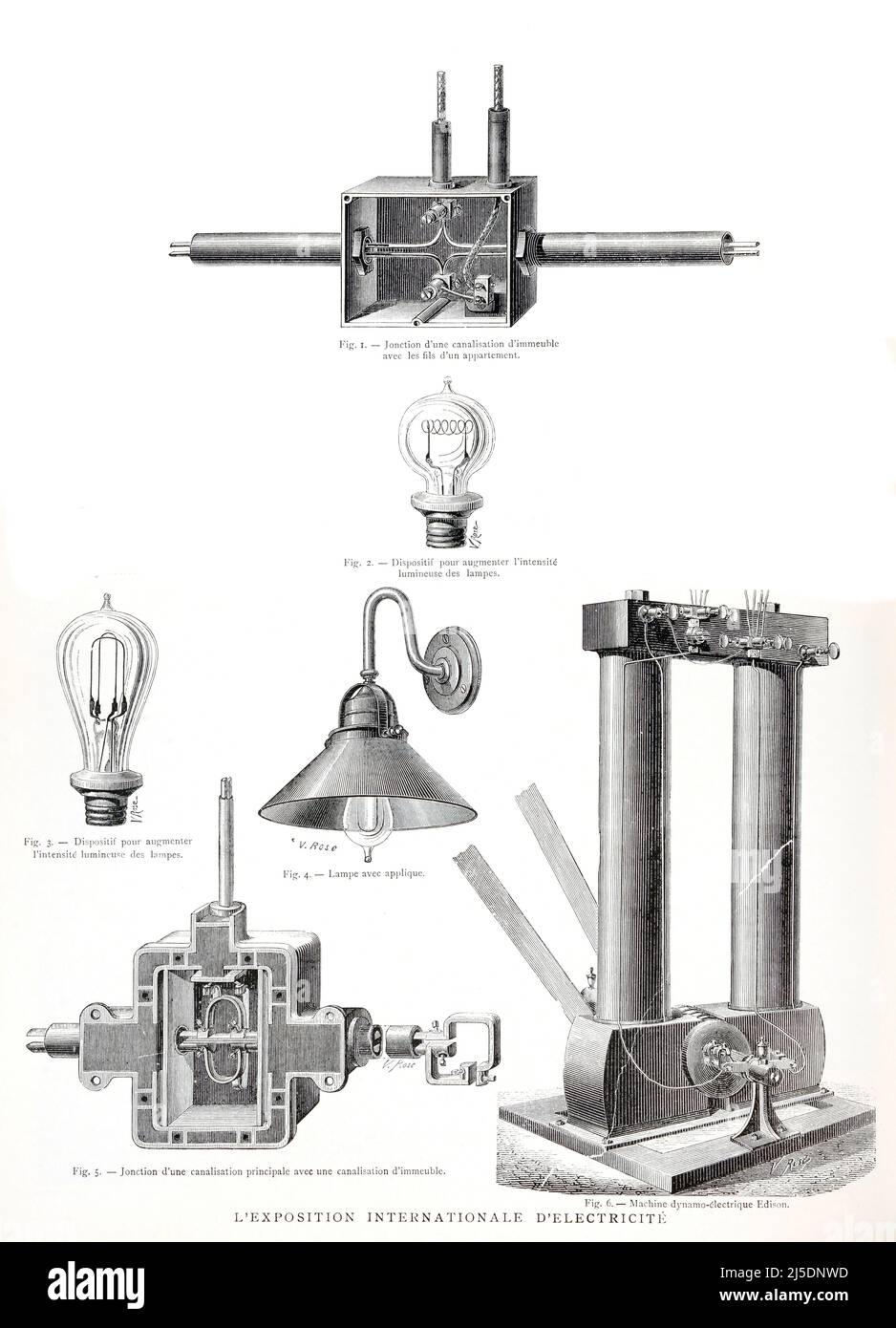 Eng translation " Electric lighting devices " Original in french