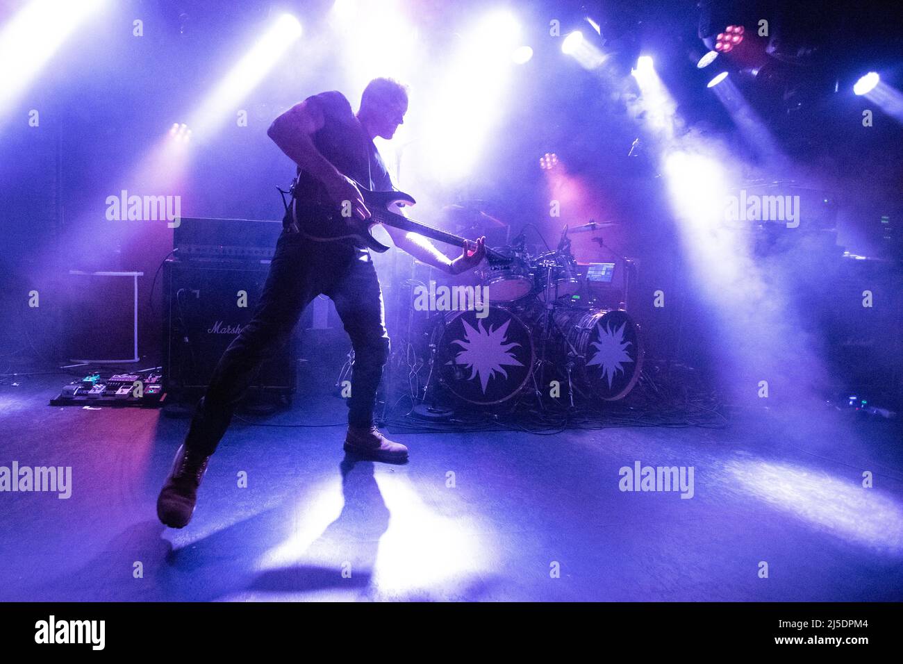 Oslo, Norway. 17th, April 2022. The British death metal band Dyscarnate ...