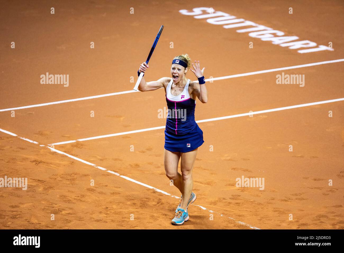 Stuttgart, Germany. 22nd Apr, 2022. Tennis WTA Tour Stuttgart