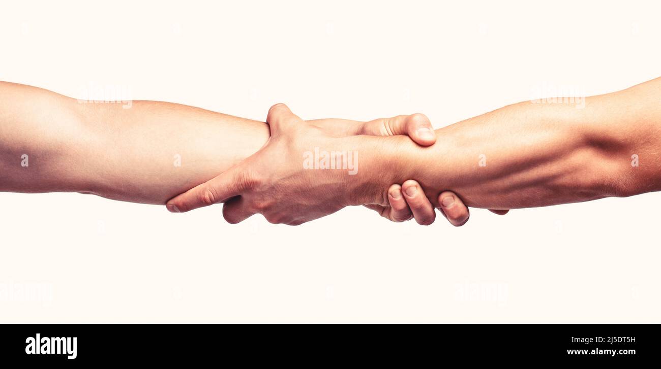 Helping hand concept and international day of peace, support. Closeup ...