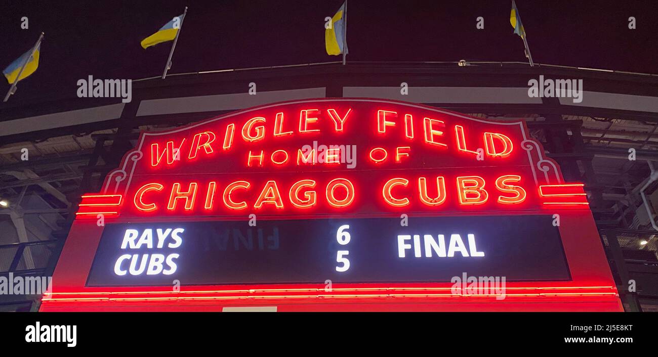 Wrigley Field Marquee LED Sign