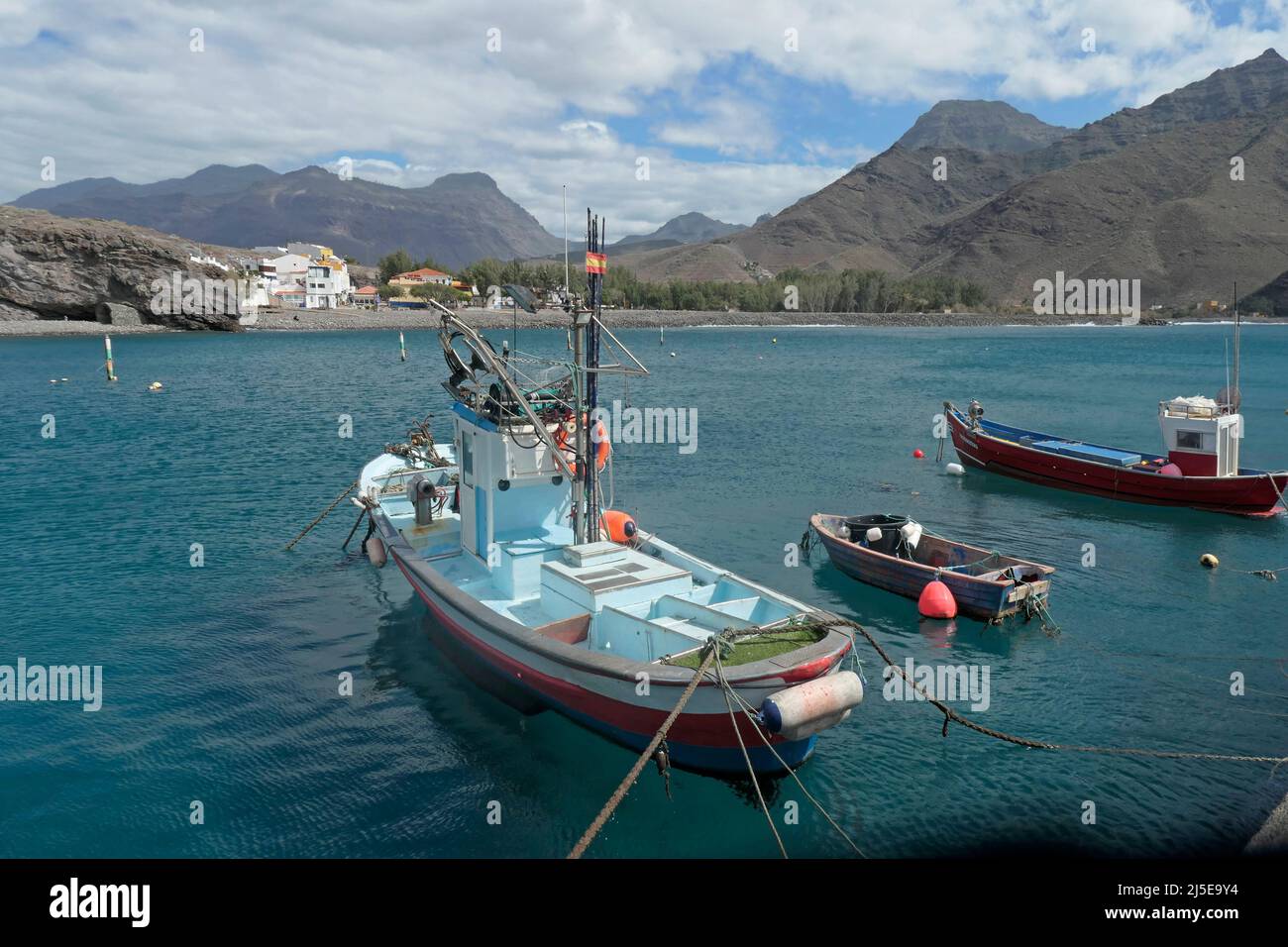 Puerto de La Aldea de San Nicolás, Gran Canaria Stock Photo Alamy