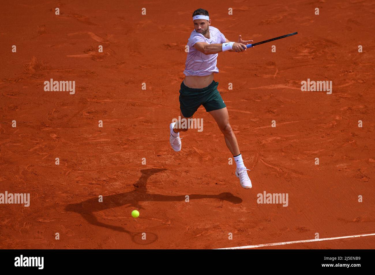 Barcelona, Spain. 22nd Apr, 2022. BARCELONA, SPAIN - APRIL 22: Jaume Munar of Spain in his match against Carlos Alcaraz of Spain during the Barcelona Open Banc Sabadell, Conde de Godo Trophy at Real Club de Tenis Barcelona  on April 22, 2022 in Barcelona, Spain (Photo by Gerard Franco/Orange Pictures) Credit: Orange Pics BV/Alamy Live News Stock Photo