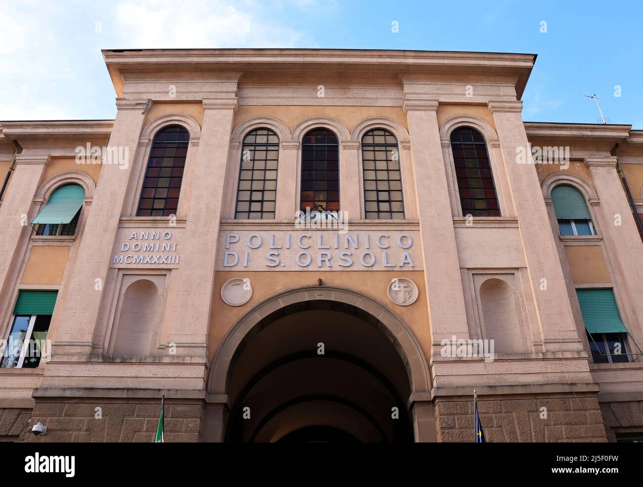 Hospital style building of Hospital Sant'Orsola in Bologna. S. Orsola