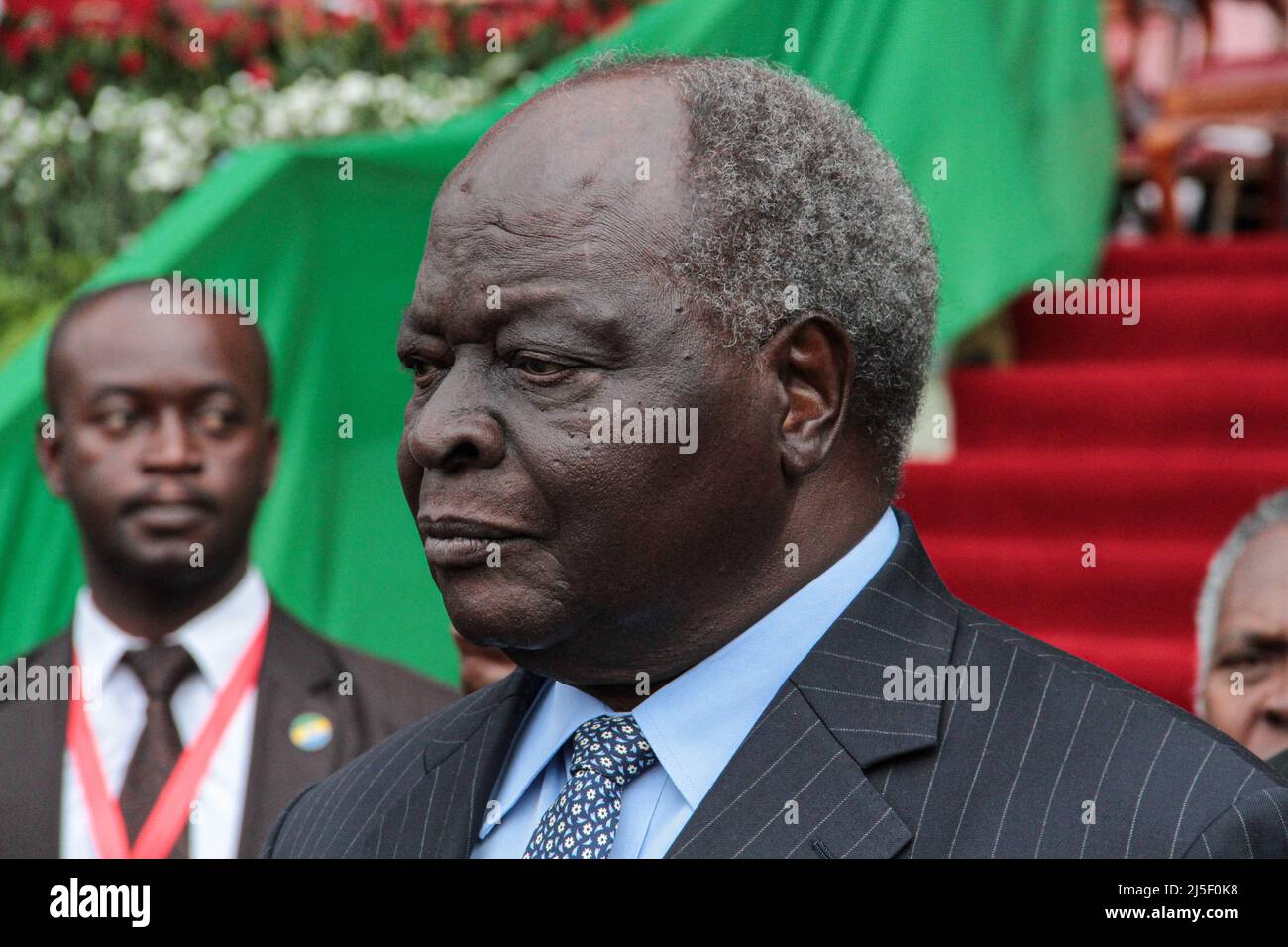 Nairobi Kenya 12th Dec 2013 Former Kenyan President Mwai Kibaki In