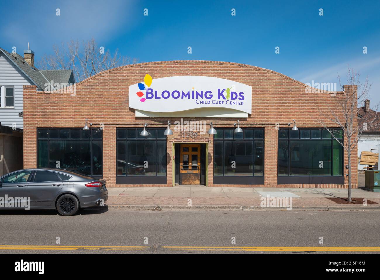 SAINT CLOUD, MINNESOTA - February 19, 2022: Blooming Kids Child Care Center, located at 1209 W St Germain Street, is photographed. Stock Photo