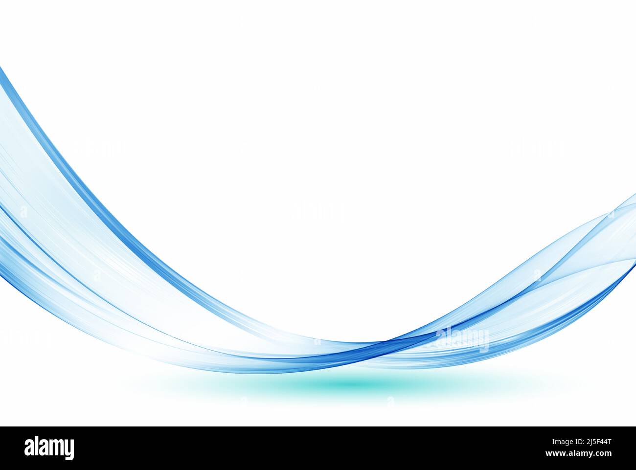 Blue color wavy lines, abstract wave design element Stock Vector Image ...