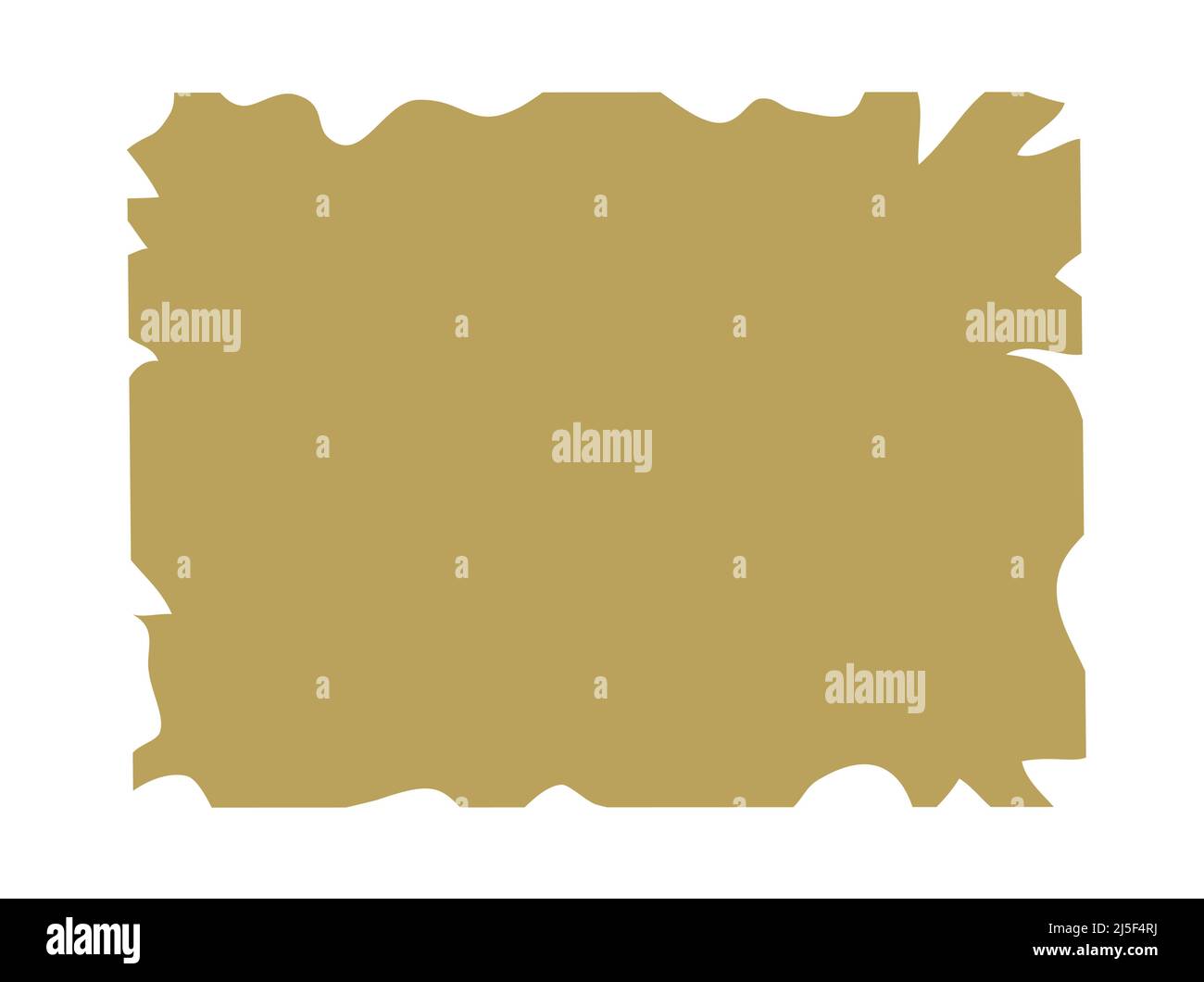 vector illustration of an old torn paper Stock Vector