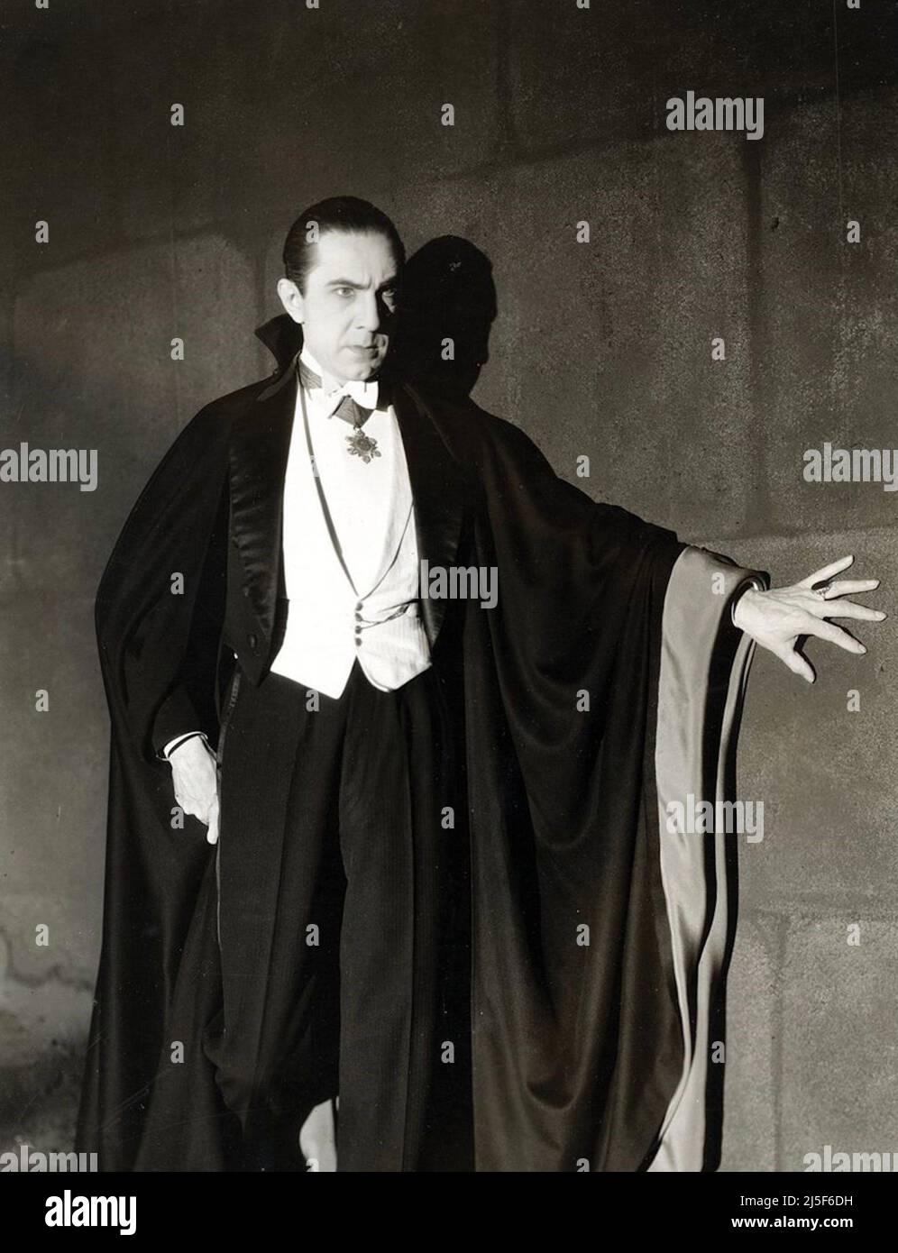 Bela Lugosi as Count Dracula - 1931 Stock Photo
