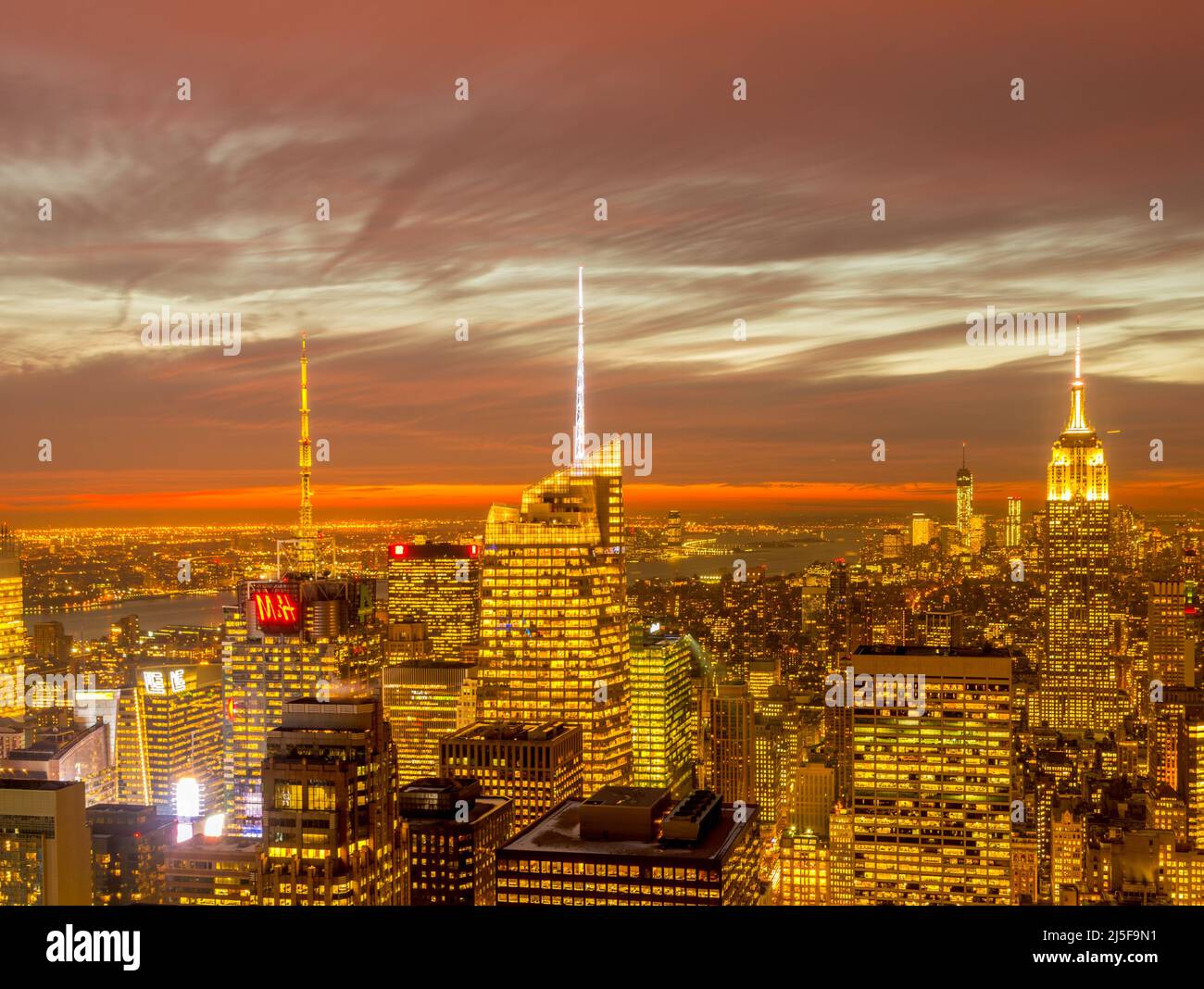 New York DECEMBER 20, 2013 View of Lower Manhattan on December 20 in