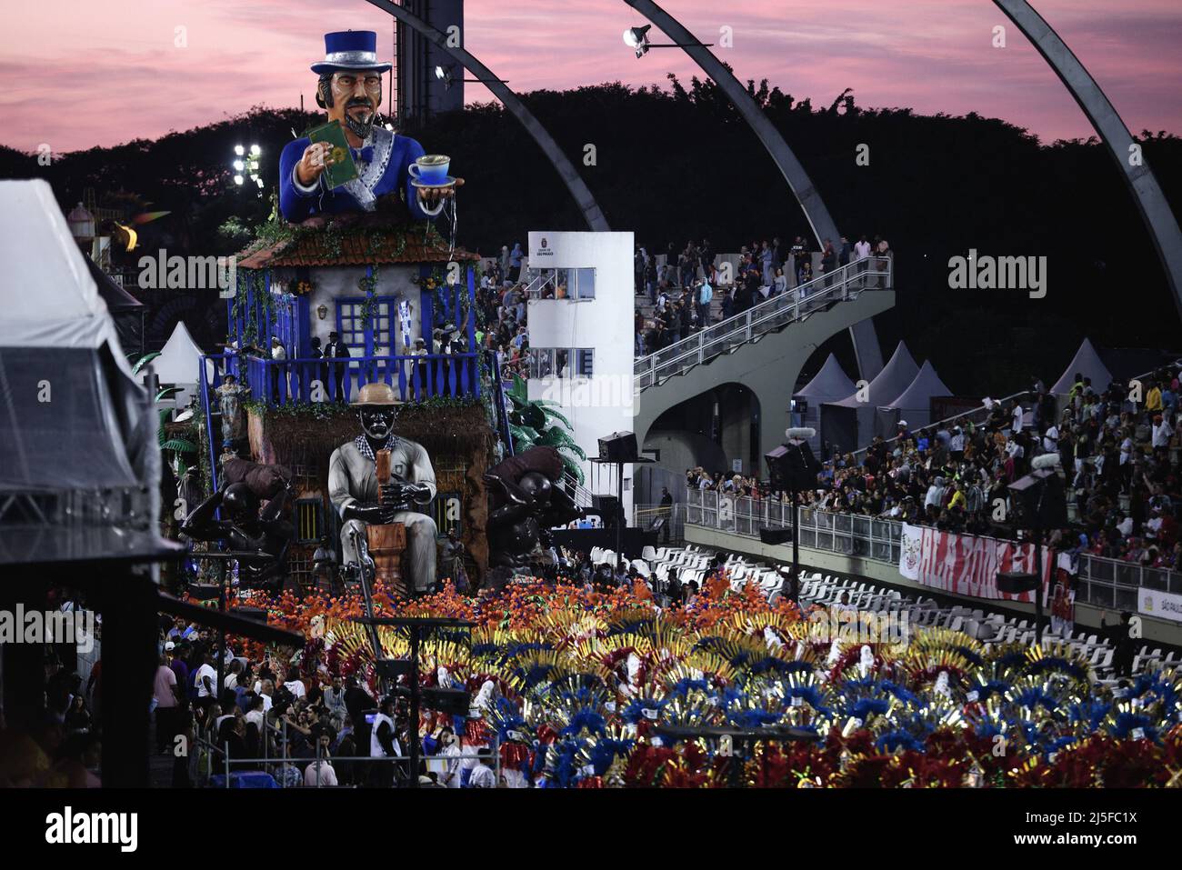 Sao Paulo Brazil 23rd Apr 22 Sp Sao Paulo 04 22 22 Carnival Sao Paulo 22 Special Group Parade Academicos Do Tatuape Samba School During A Presentation At The Sao