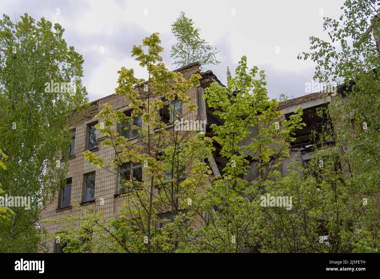 Houses in Chernobyl town in the Ukraine 2019 Stock Photo Alamy