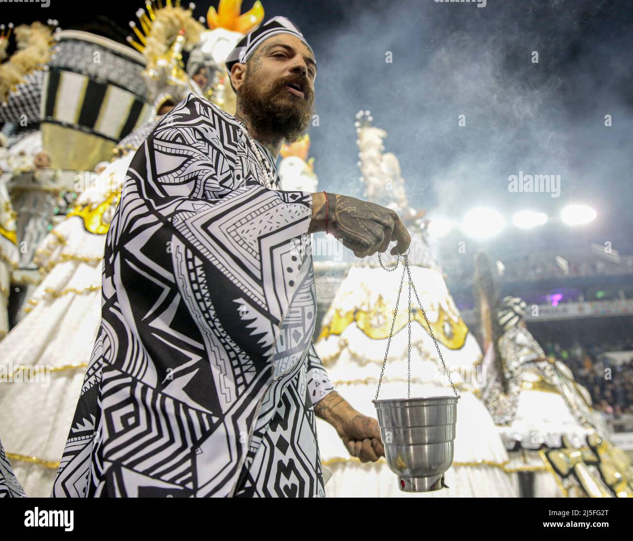 Sao Paulo Brazil 23rd Apr 22 Sp Sao Paulo 04 22 22 Carnival Sao Paulo 22 Special Group Parade Escola De Samba Academicos Do Tatuape During A Presentation At The