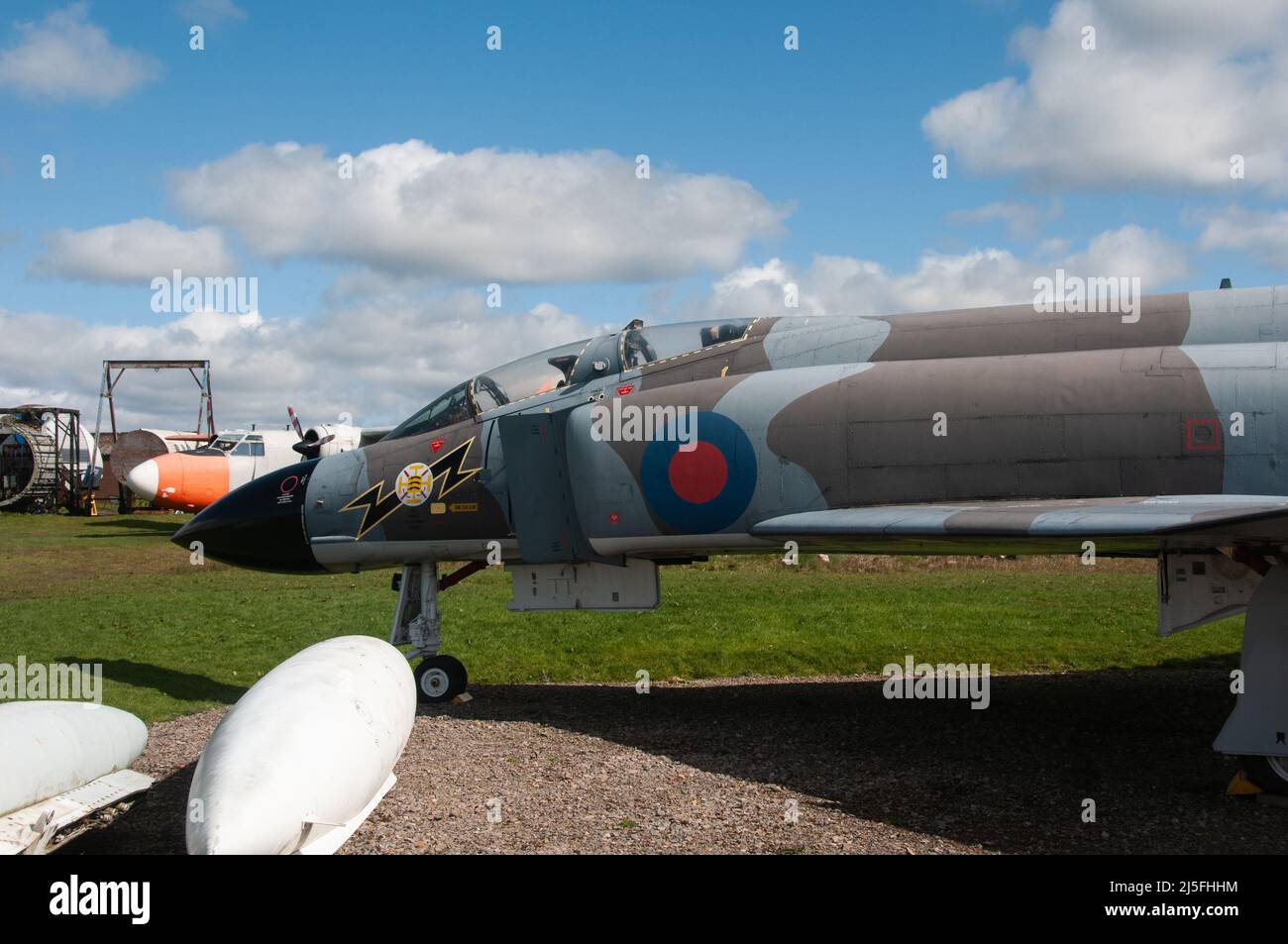 Solway Aviation Museum - Mc Donell Douglas Phantom FGR2  XV406 Stock Photo