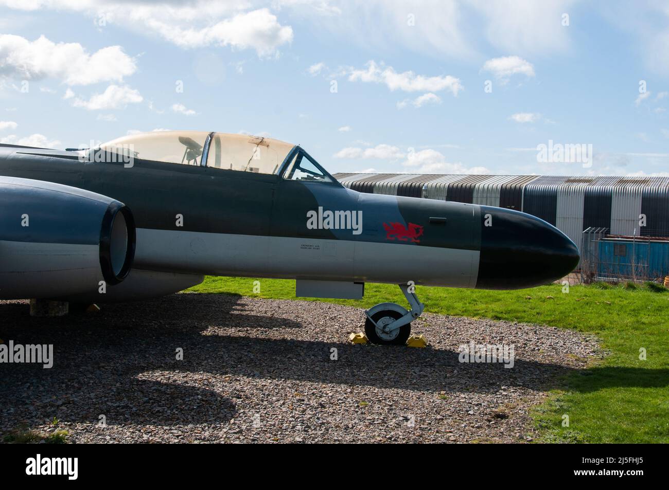 Solway Aviation Museum - Armstrong Whitworth Meteor NF14 WS832 Stock Photo