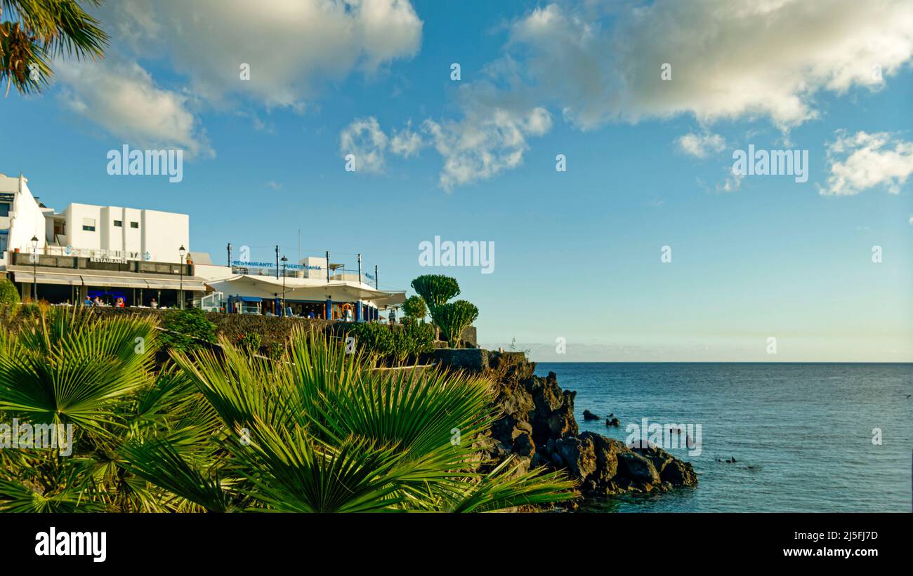 Puerto del Carmen, Lanzarote, Kanarische Inseln, Kanaren, Spanien Stock Photo