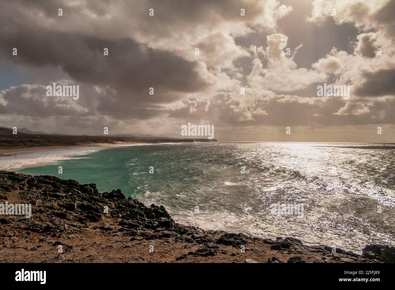 El Cotillo, Steilküste, Fuerteventura, Kanarische Inseln, Spanien, Europa Stock Photo