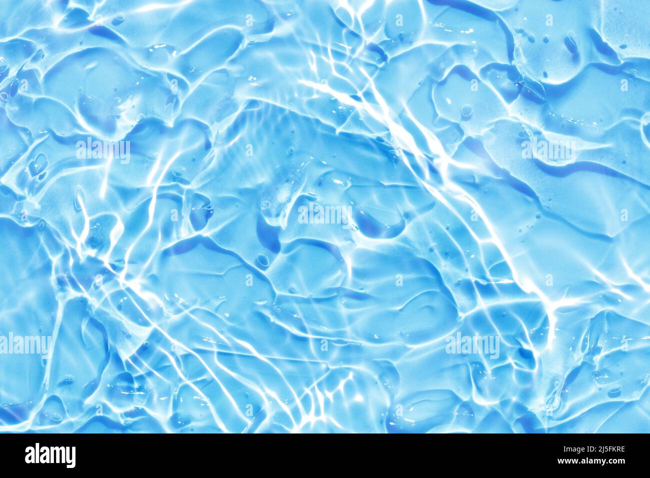 blue water wave abstract, pure natural ripple and bubble texture, gel ...