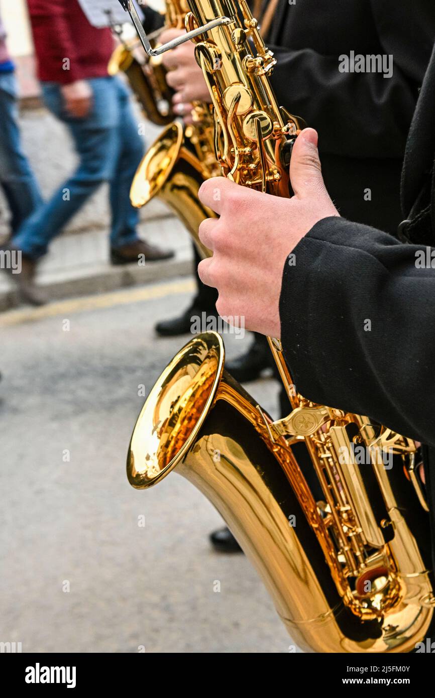 Simply Sax The saxophone, also known as saxophone or simply saxophone Stock Photo ...