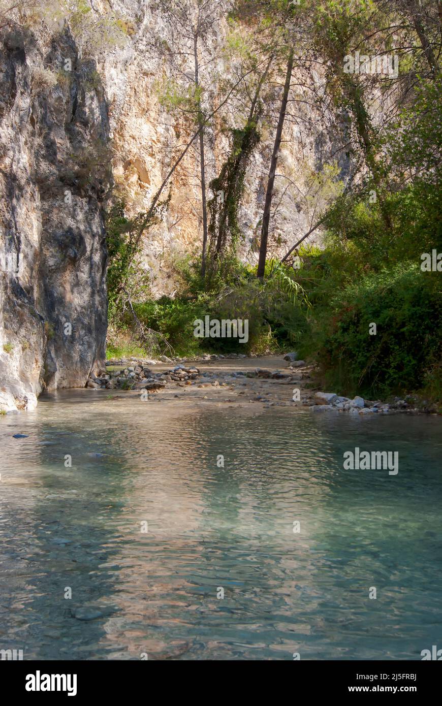 hiking route along the river Chillar in Nerja Stock Photo Alamy