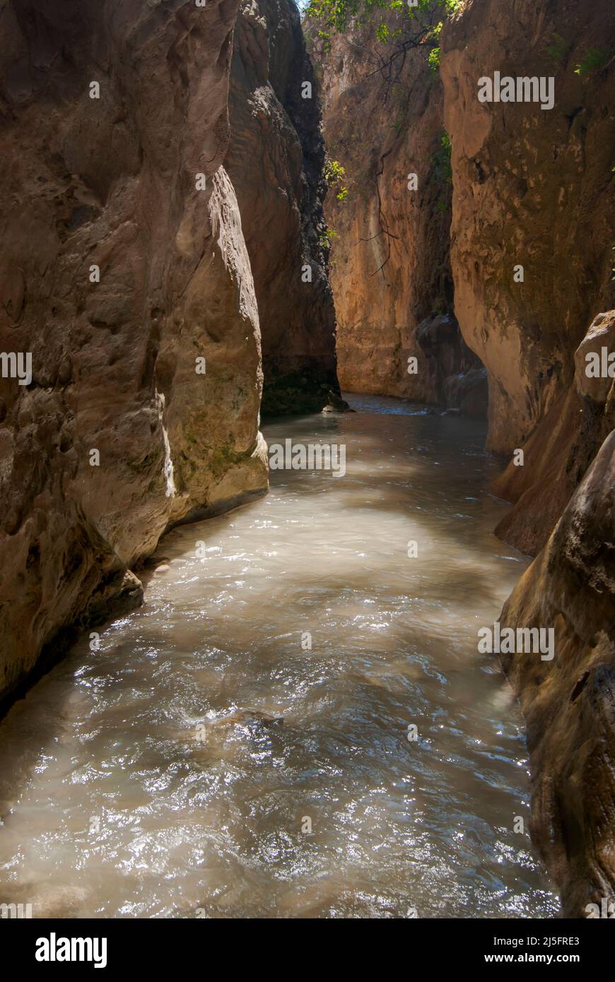 hiking route along the river Chillar in Nerja Stock Photo Alamy