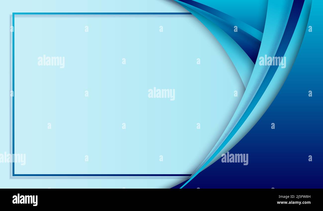 Abstract template design blue curved paper cut background. You can use for  landing page, banner web, header, cover book, presentation, etc. Vector ill  Stock Vector Image & Art - Alamy