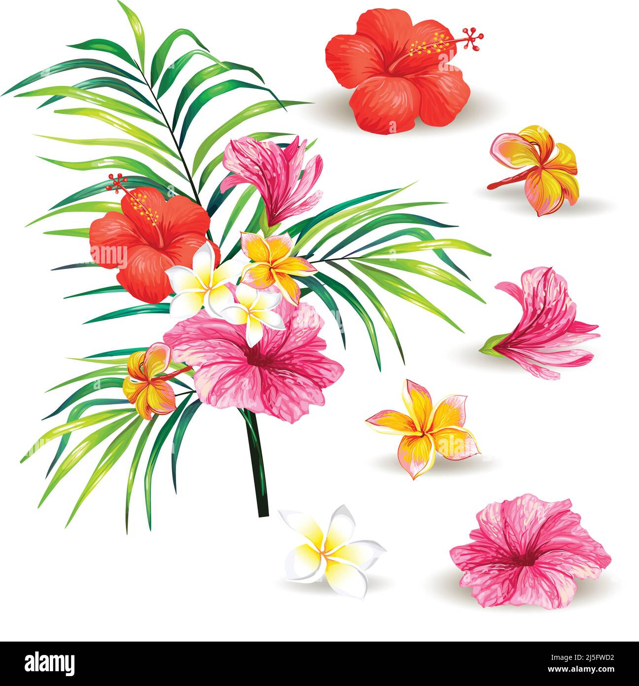 Casa De Flores Tropical Arrangement in Encino, CA, image size:1296x1390