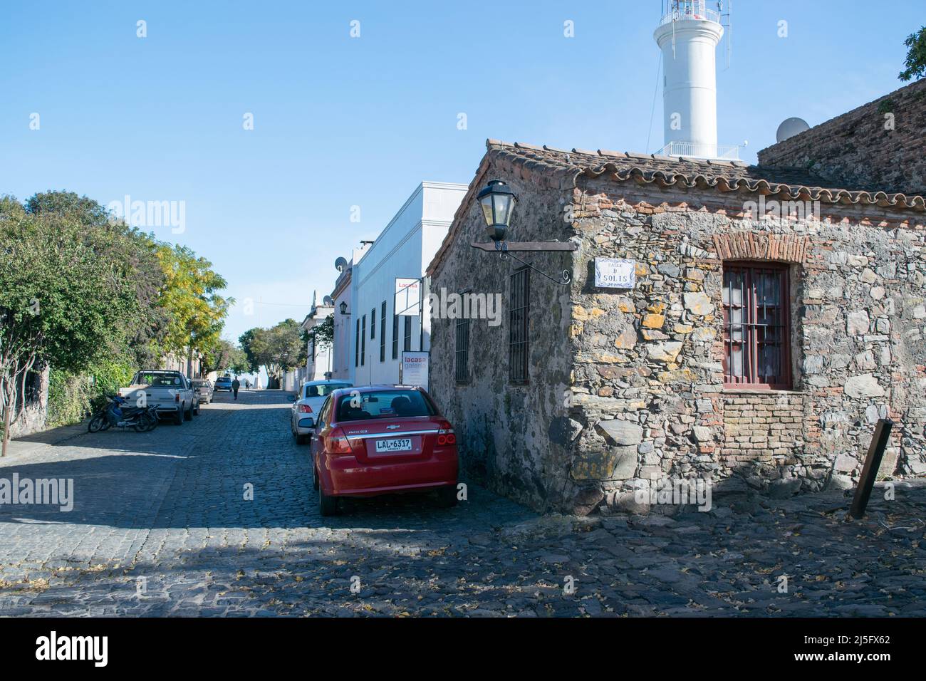 Colonial house in Colonia del Sacramento, Uruguay Stock Photo Alamy