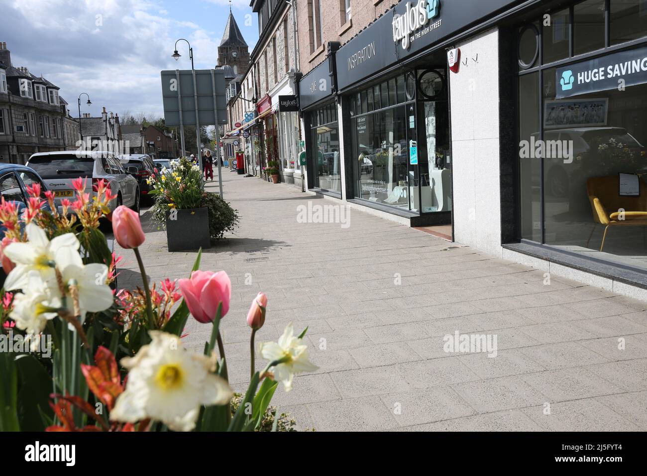 High Street, Banchory, Aberdeenshire, Scotland, United Kingdom. High