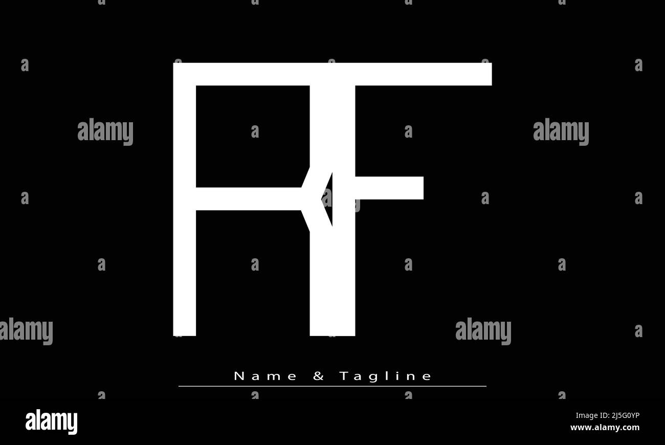 Alphabet letters Initials Monogram logo RF , FR Stock Vector Image ...