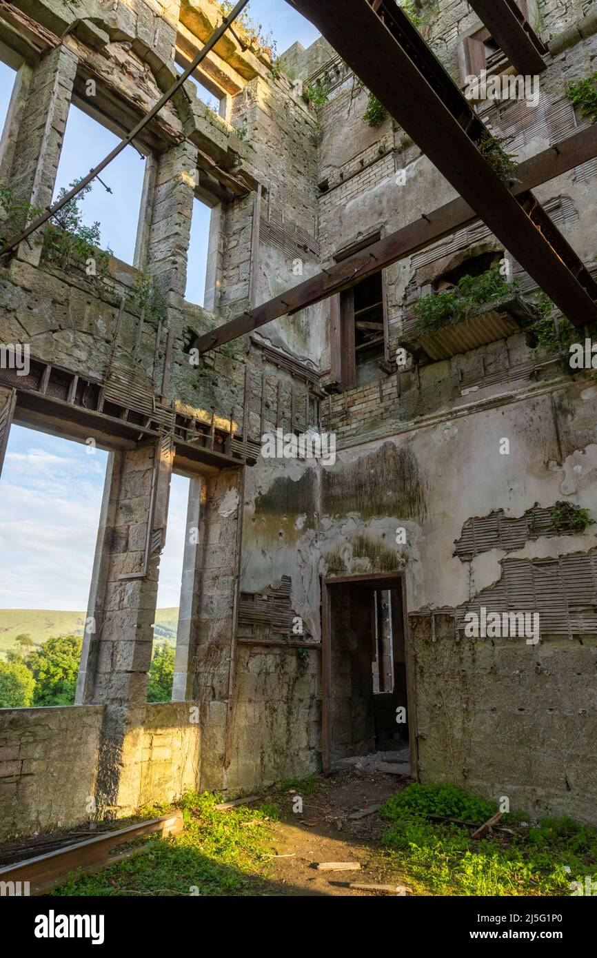 Ruins of Dalquharran castle in Ayrshire, Scotland Stock Photo