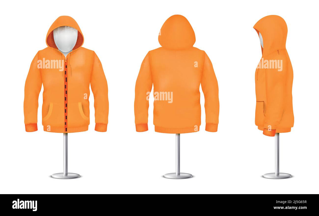 Female hood rear view Stock Vector Images - Alamy