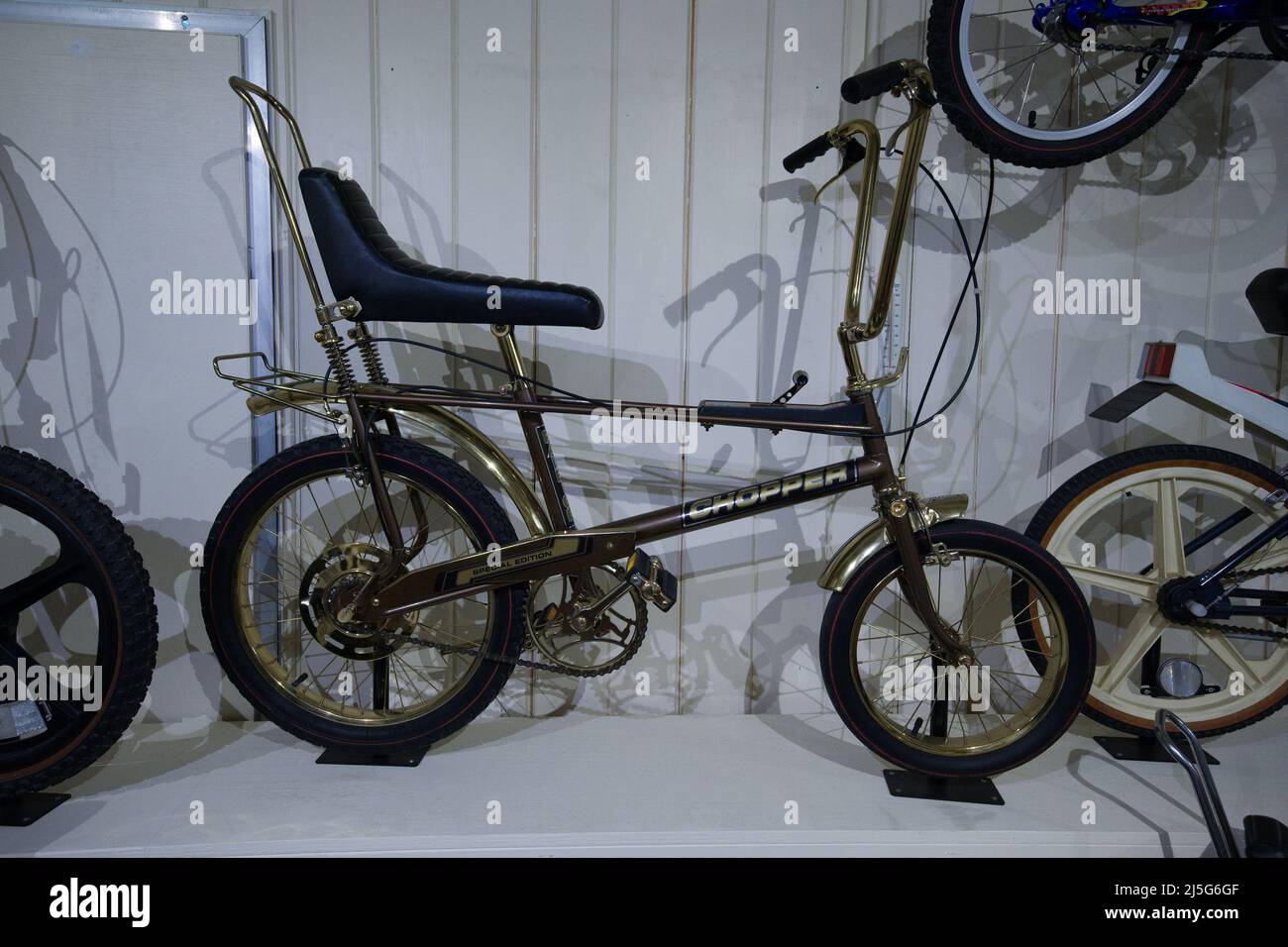 Raleigh Chopper at Brooklands museum Stock Photo