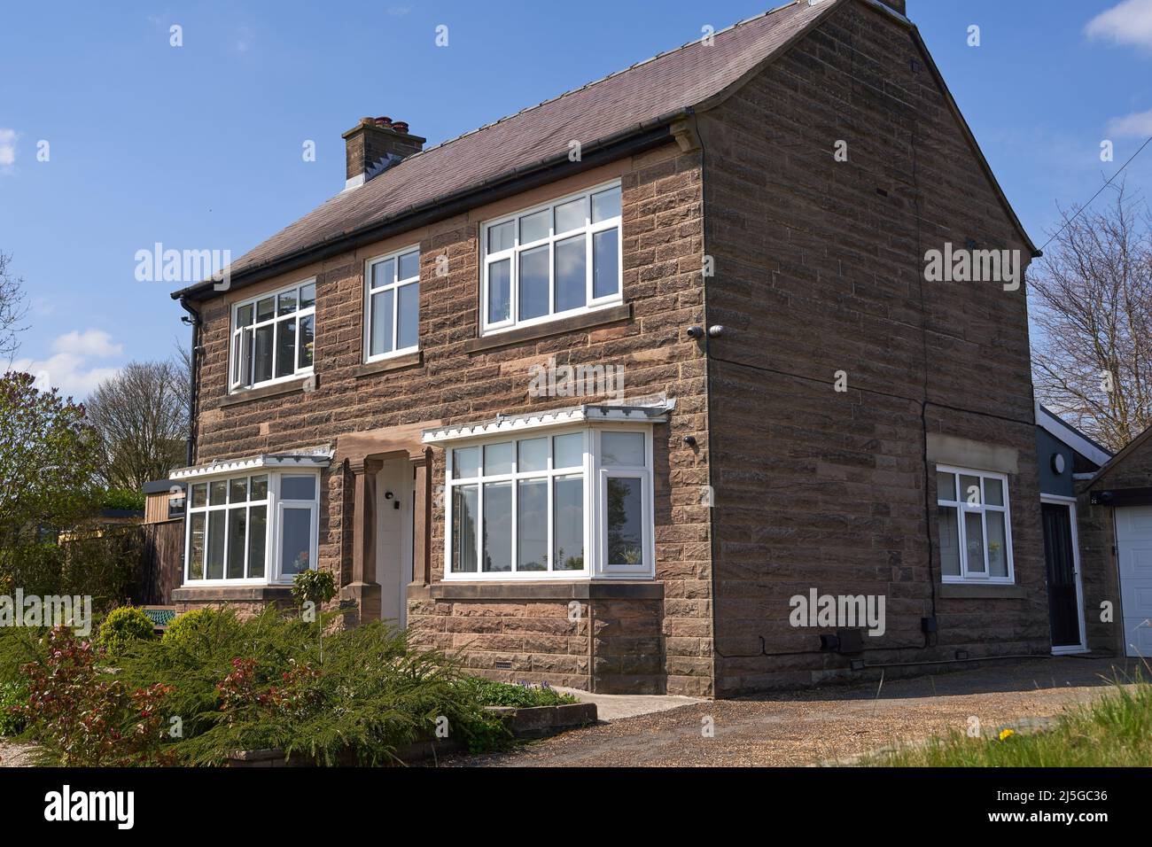 House in Crich, Derbyshire, UK Stock Photo Alamy