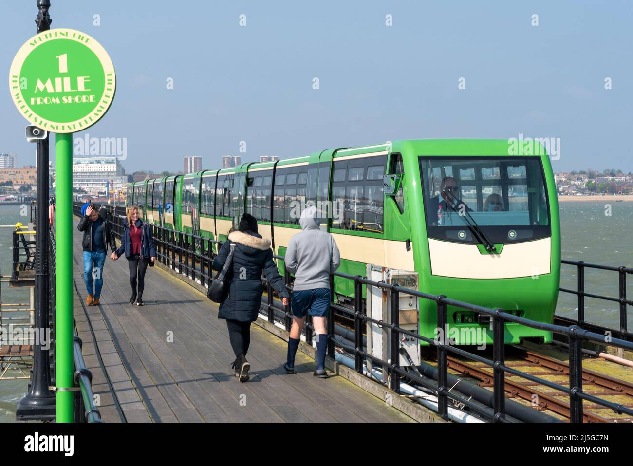 Pier Train Electric pier train hi-res stock photography and images - Alamy