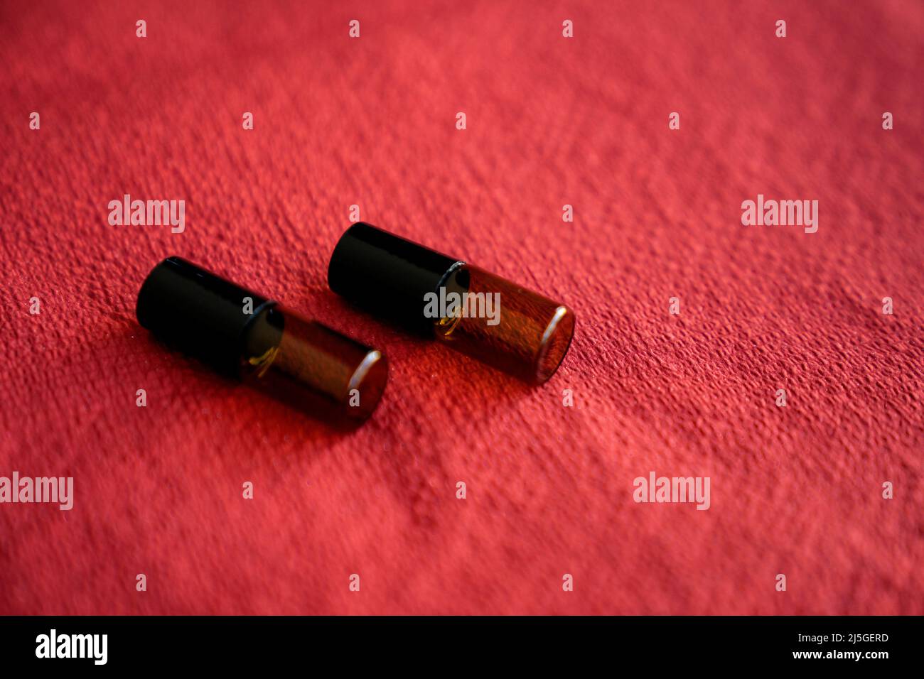 Mockup Amber Glass Bottle Stock Photo Alamy