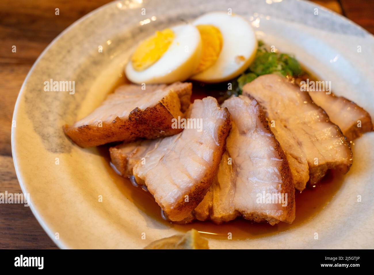 Chashu (Braised Pork) and Kakuni (Braised Pork Belly)