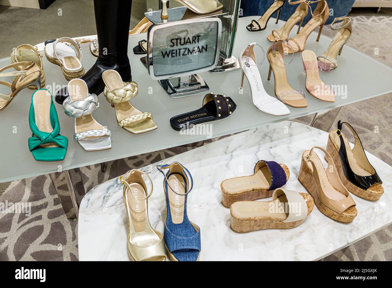 Inside interior neiman marcus department store display sale