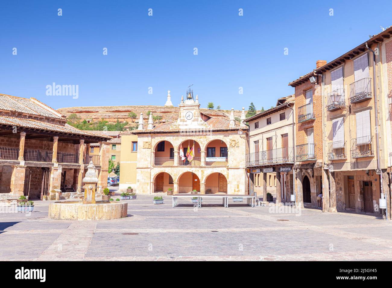 Ayllon, Segovia, Spain Stock Photo