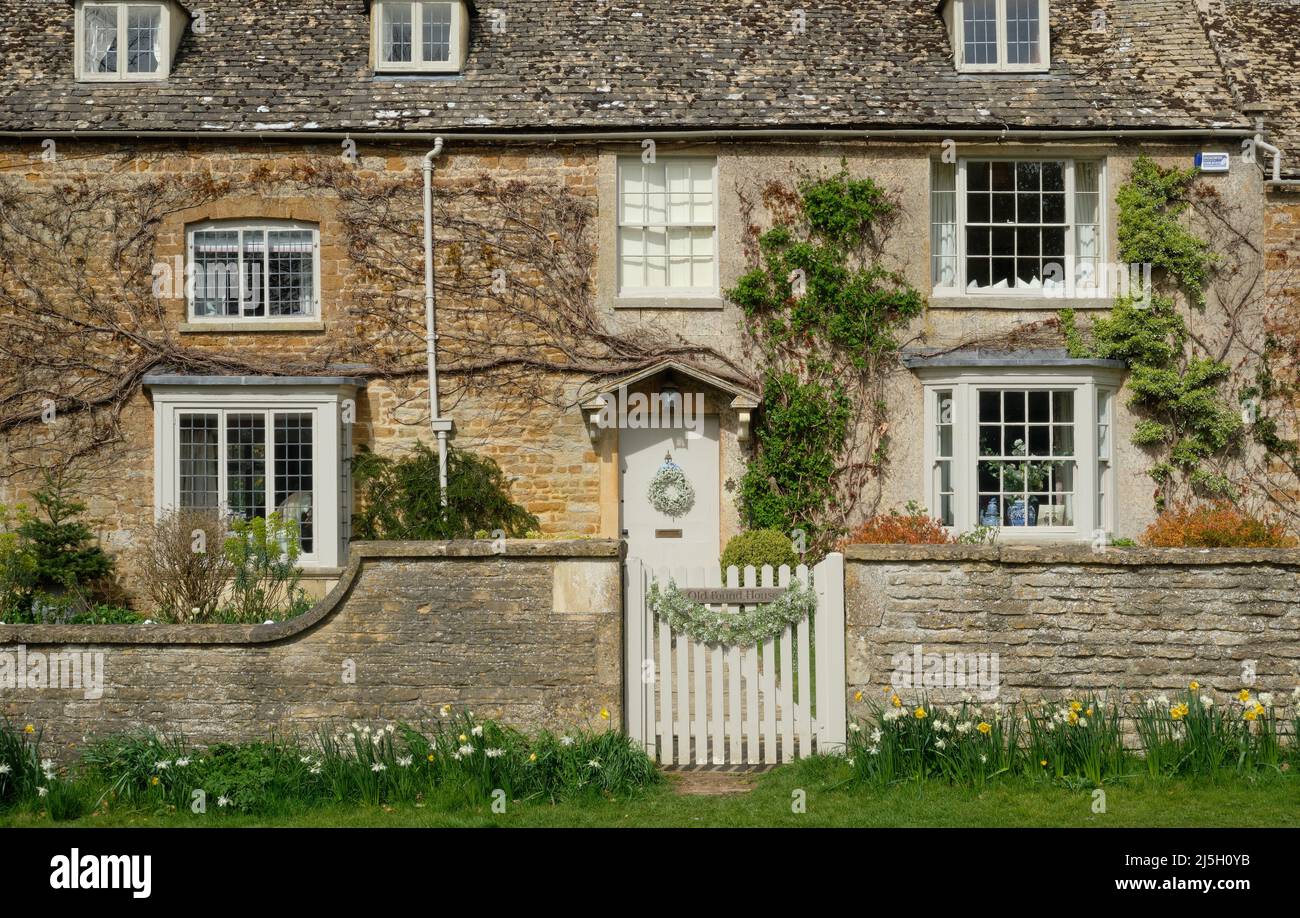 Spring Views of beautiful country House Kingham Village Oxfordshire