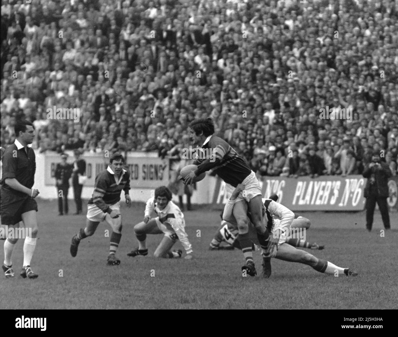 Leeds v St.Helens final at Odsal 1970 Stock Photo