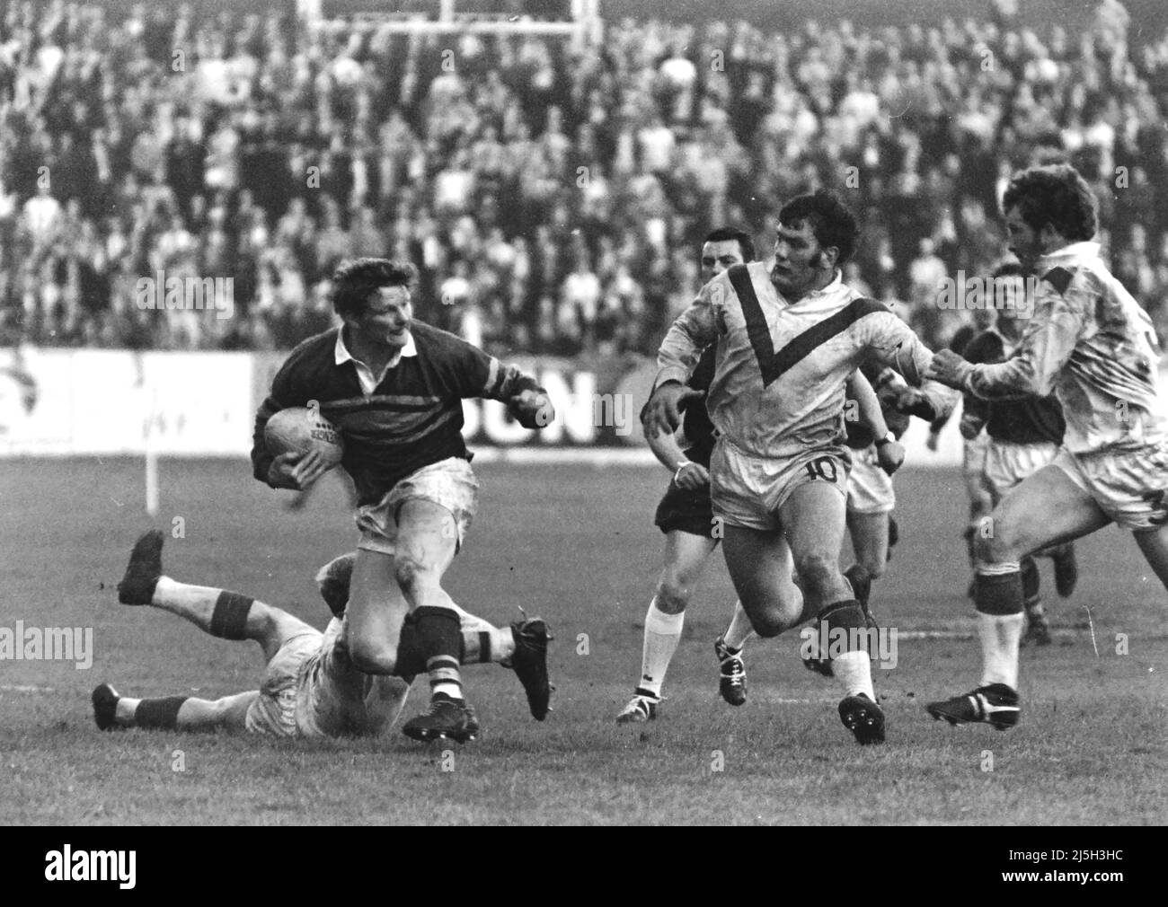 Leeds v St.Helens final at Odsal 1970 Stock Photo