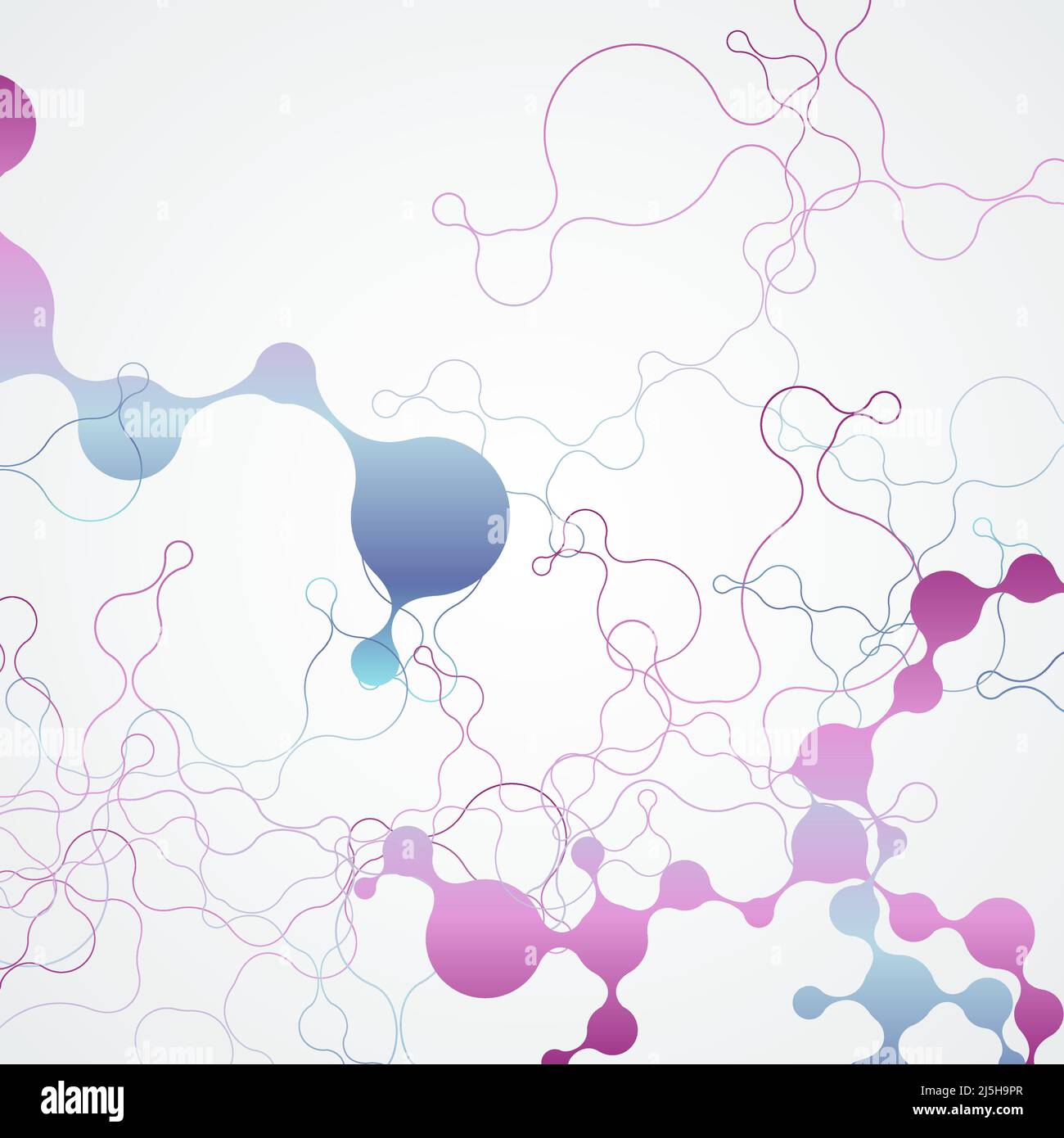 Network communication concept. Color connect circle vector background Stock Vector